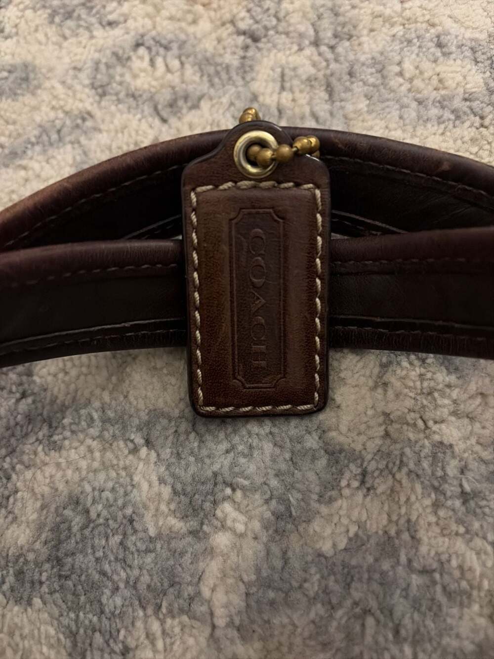 brown Coach purse - Picture 2 of 3